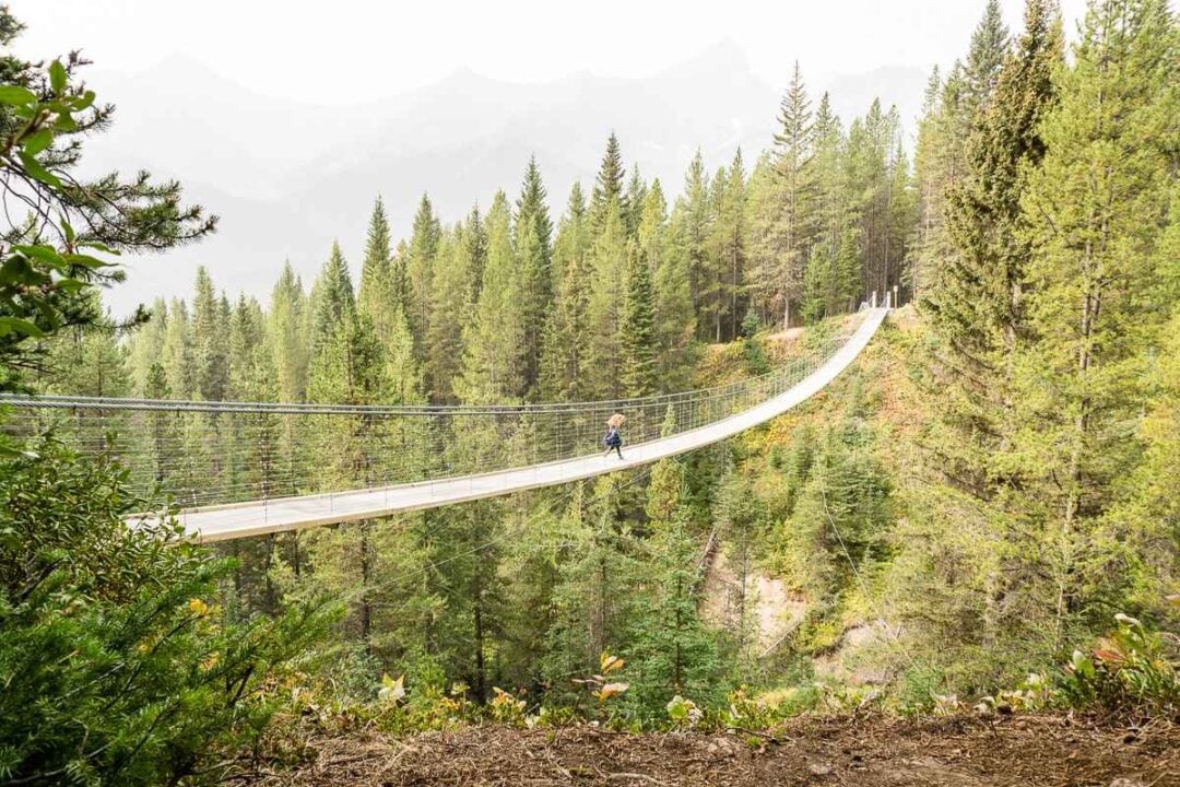 Blackshale Suspension Bridge Hike in Kananaskis Country Travel Banff