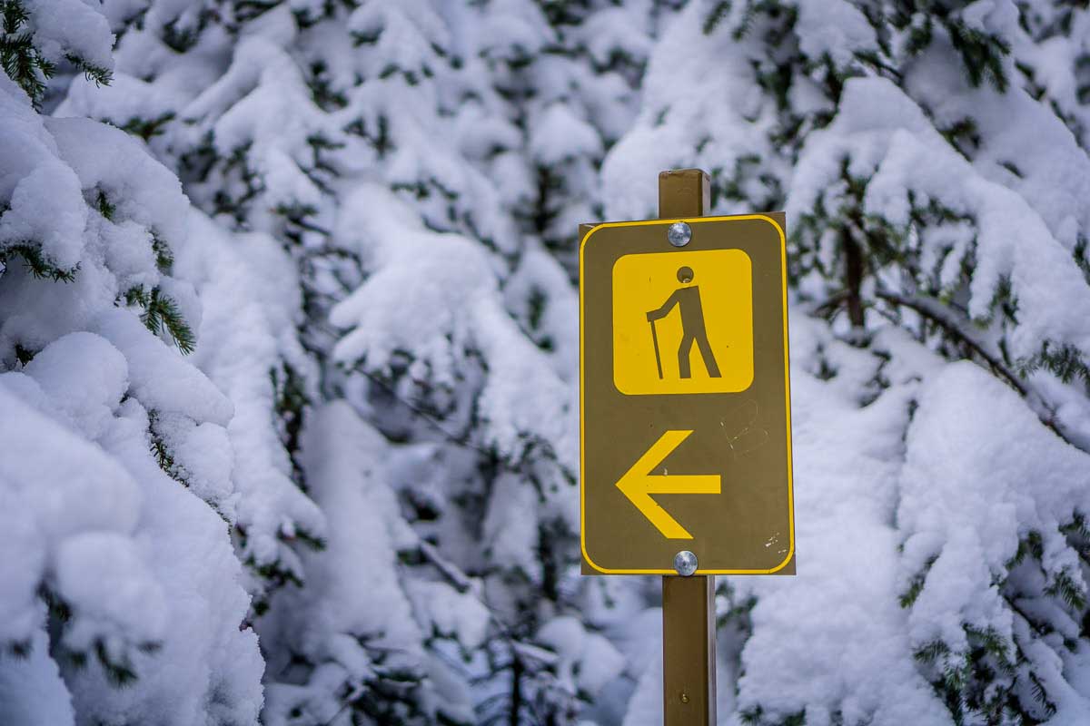 best winter hikes in banff