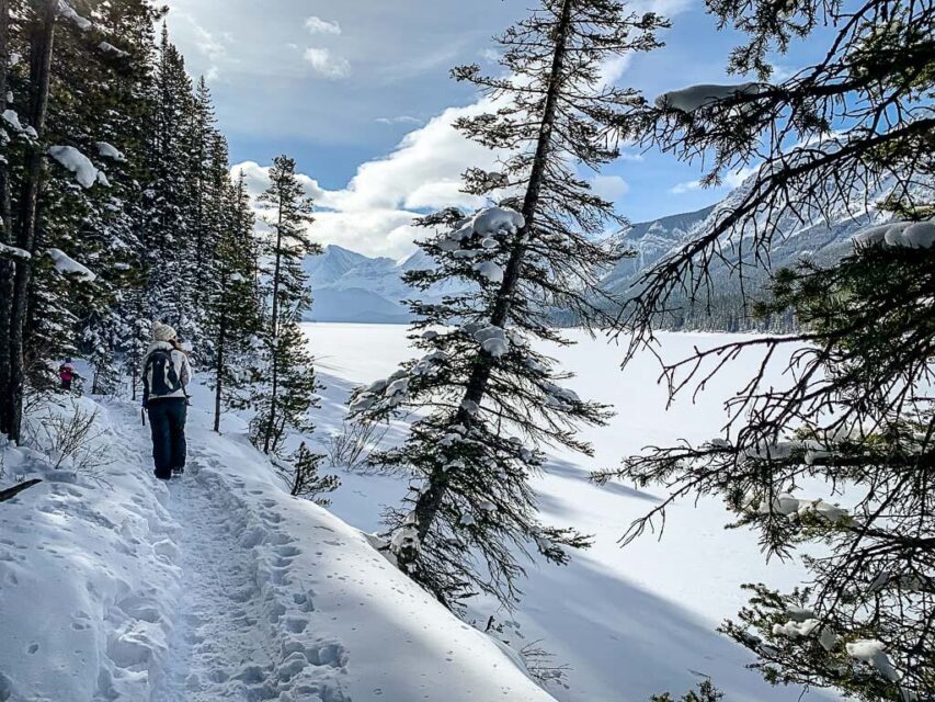 Lower Kananaskis Lake Snowshoe Trail in Kananaskis Country Travel