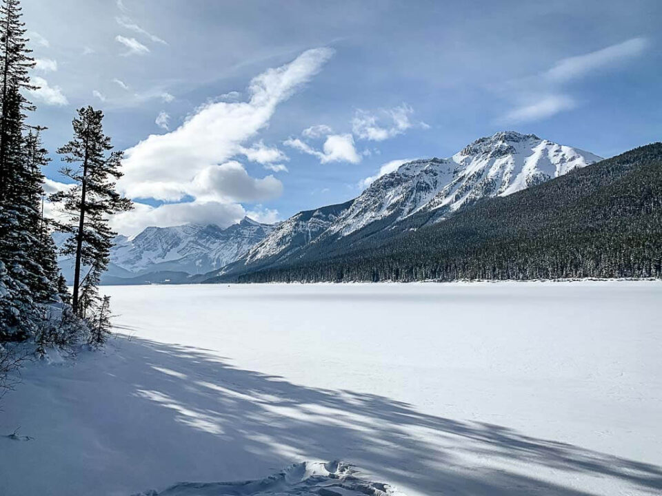 Lower Kananaskis Lake Snowshoe Trail in Kananaskis Country Travel