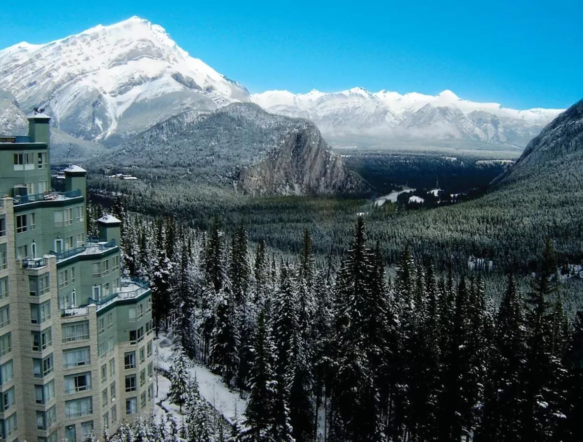 The Rimrock Hotel is one of the best kid-friendly hotels in Banff