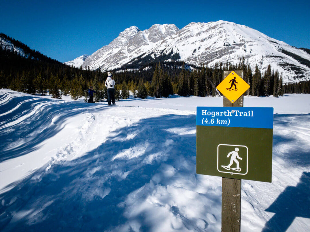 Hogarth Lakes Snowshoe in Kananaskis Travel Banff Canada