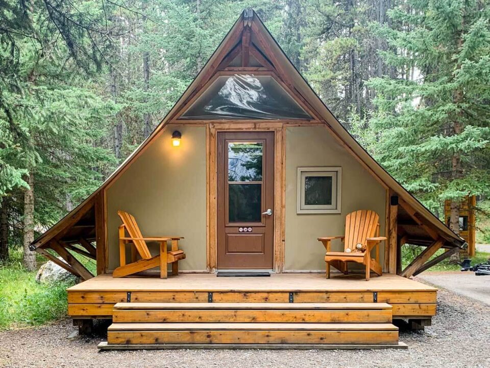 Comfort Camping the Banff oTENTik Experience Travel Banff Canada