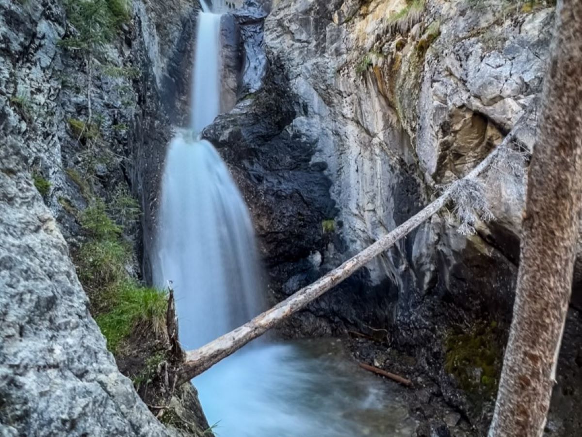 The Silverton Falls hike in Banff National Park.