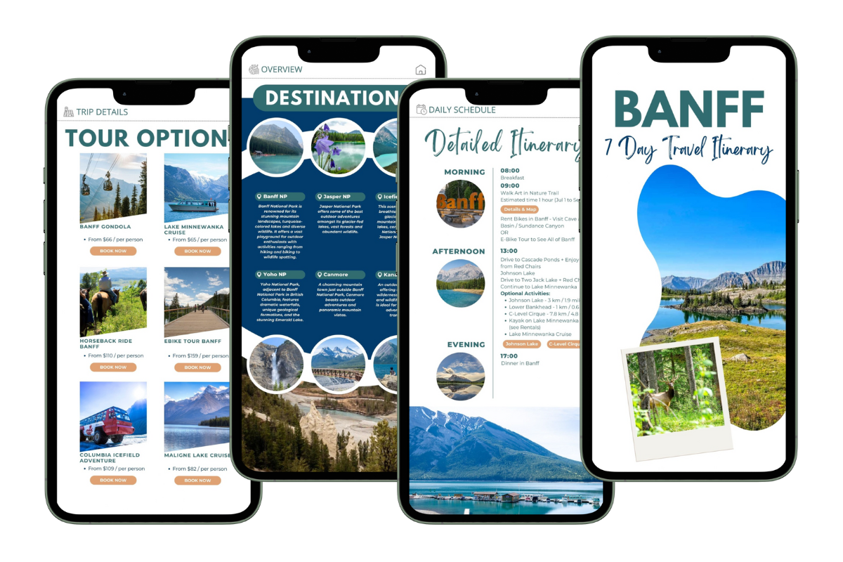 7 Day Banff and Jasper Itinerary
