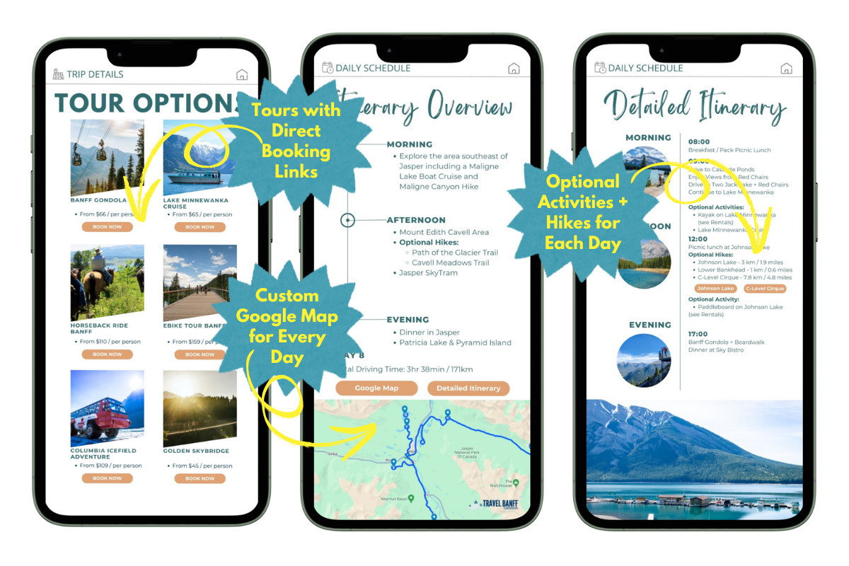 Banff Itinerary Images 2