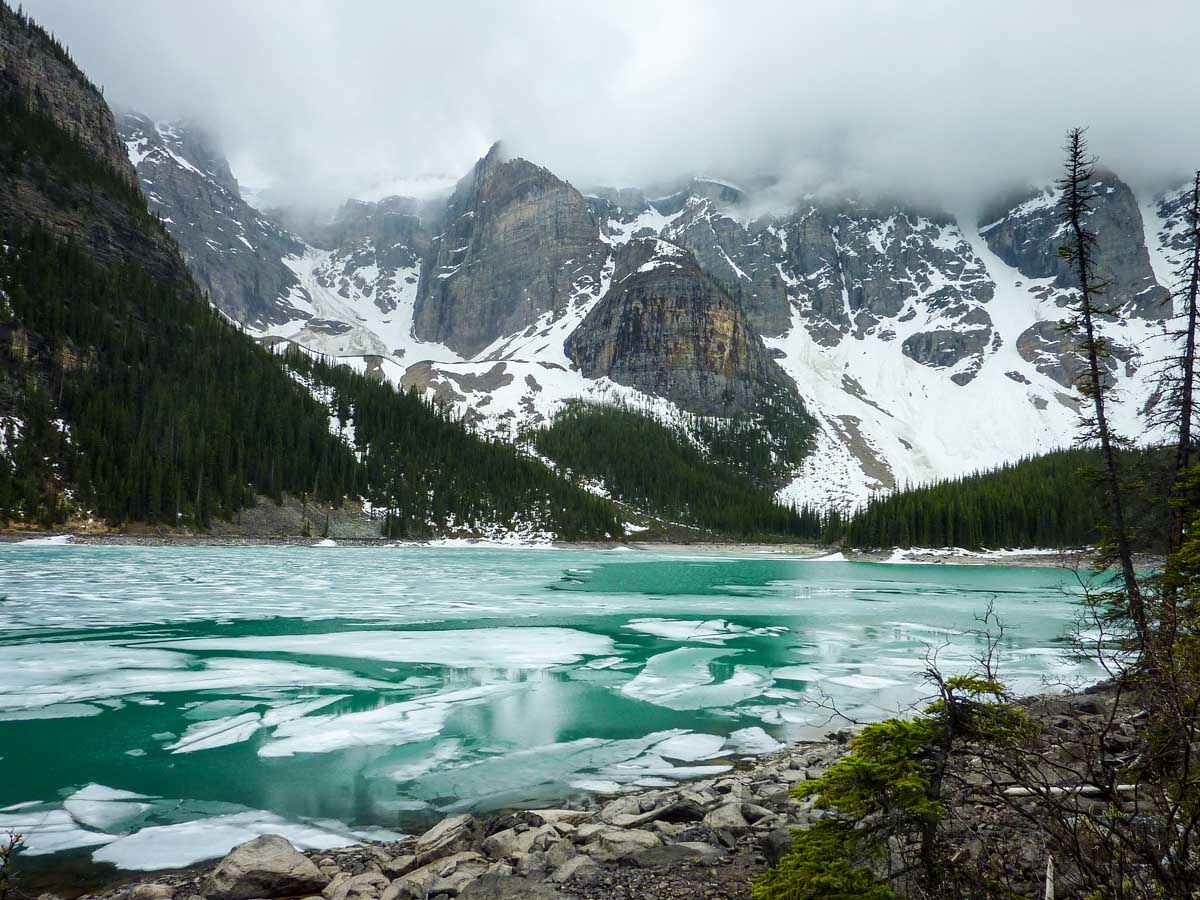 Moraine Lake on June 11