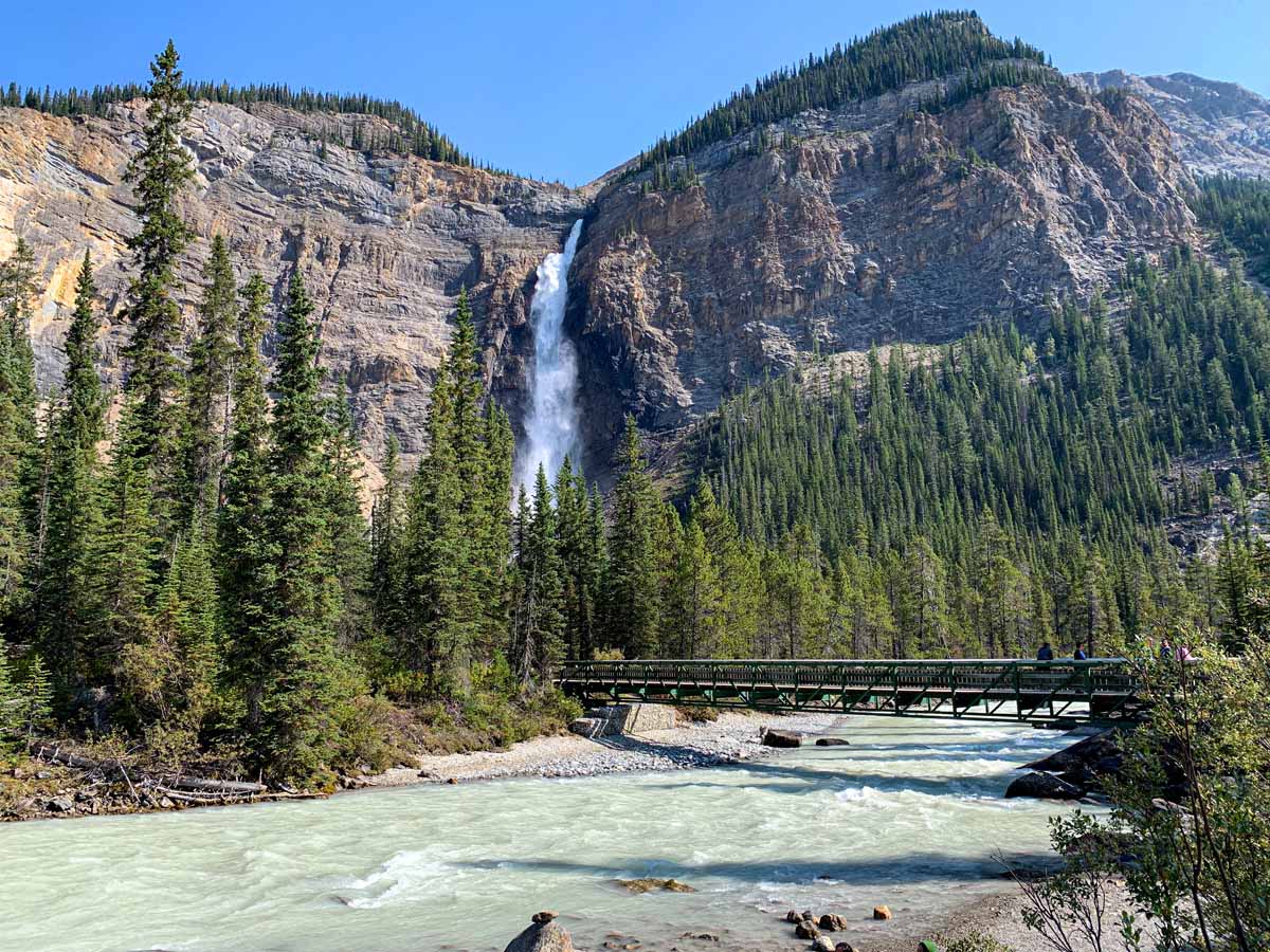 Takakkaw Falls in Yoho National Park, Canada.