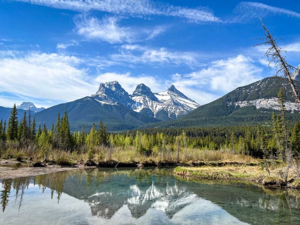 Three Sisters Mountain in Canmore