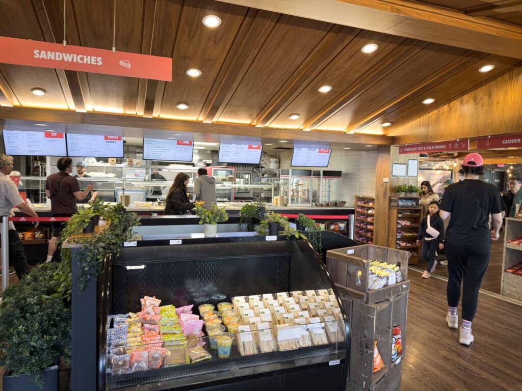 Chalet is a grab-and-go restaurant at the Glacier View Lodge at the Columbia Icefield.