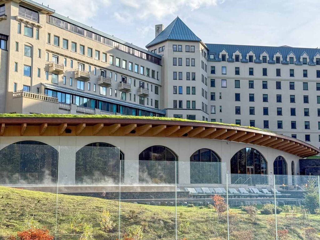 The BASIN Glacial Waters facility at the Fairmont Chateau Lake Louise hotel.
