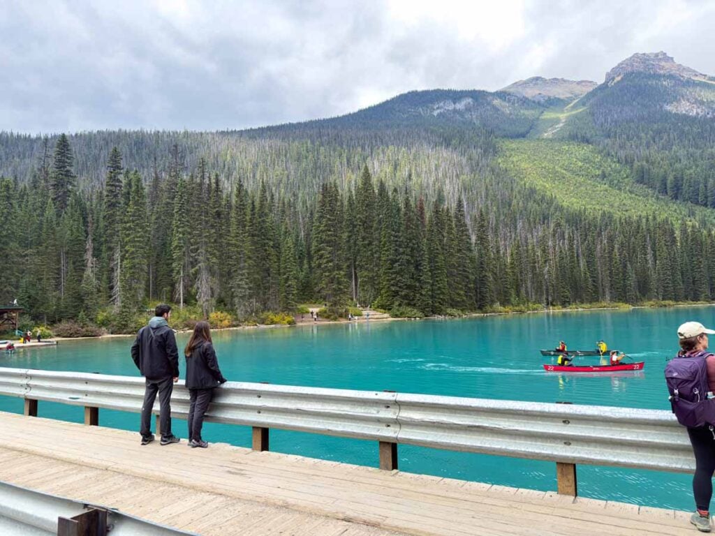 The bridge at Emerald Lake is a very popular viewpoint.